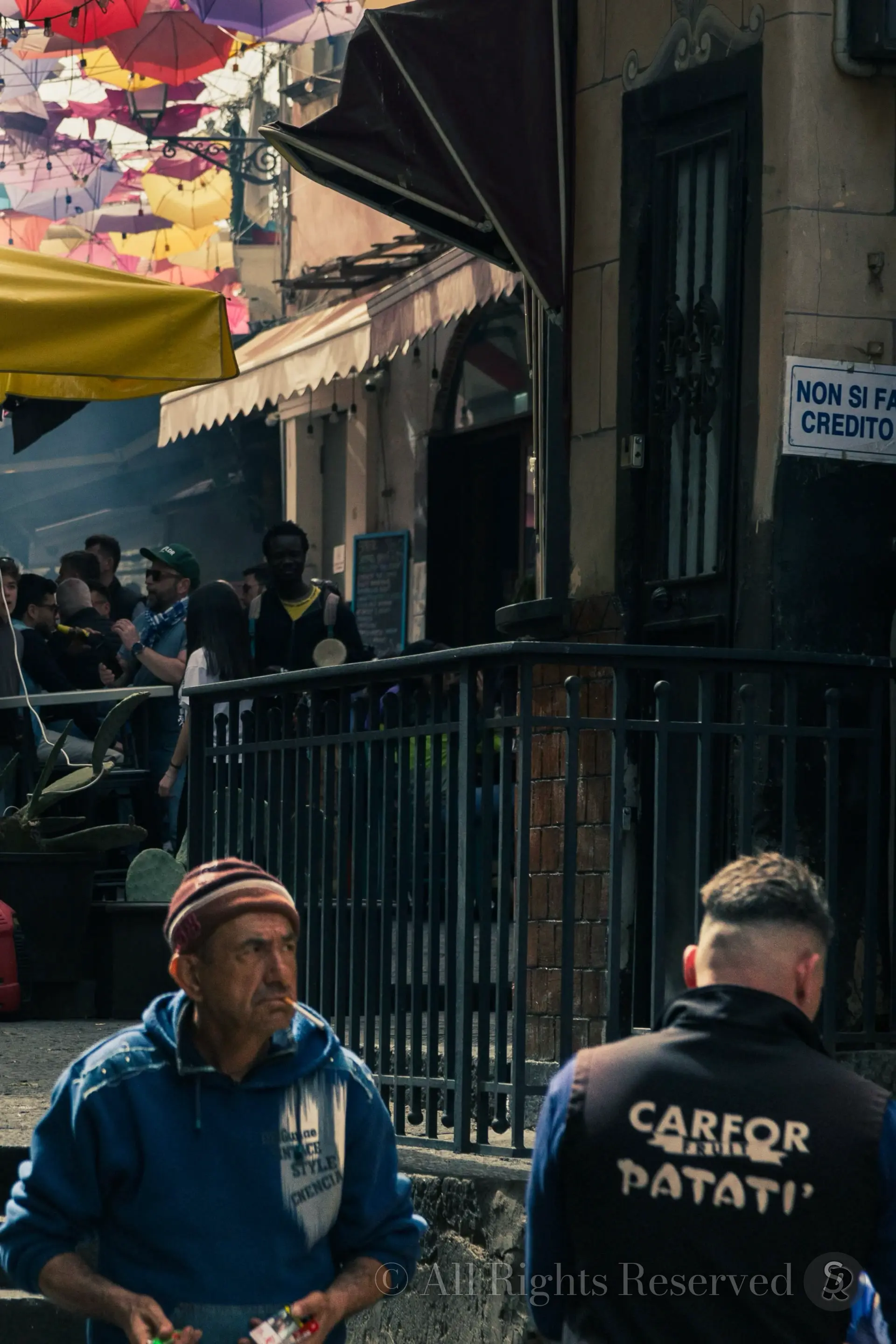 People in Catania, Sicily