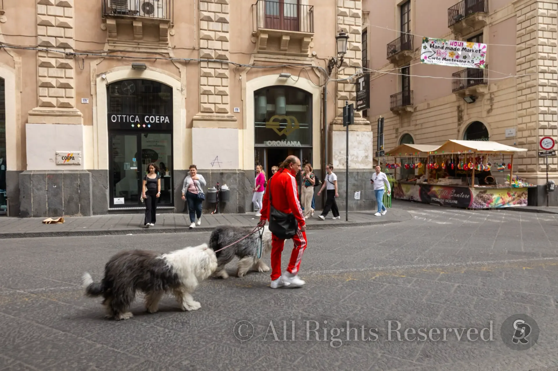 People in Catania, Sicily