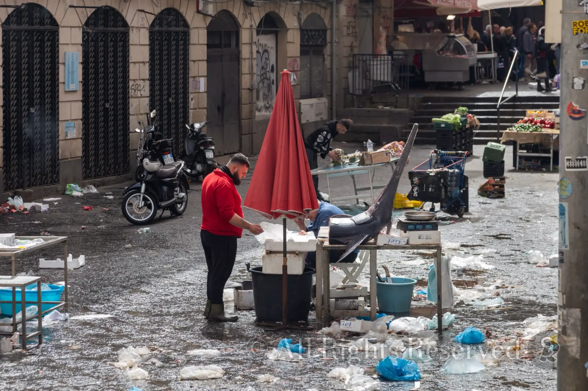 People in Catania, Sicily
