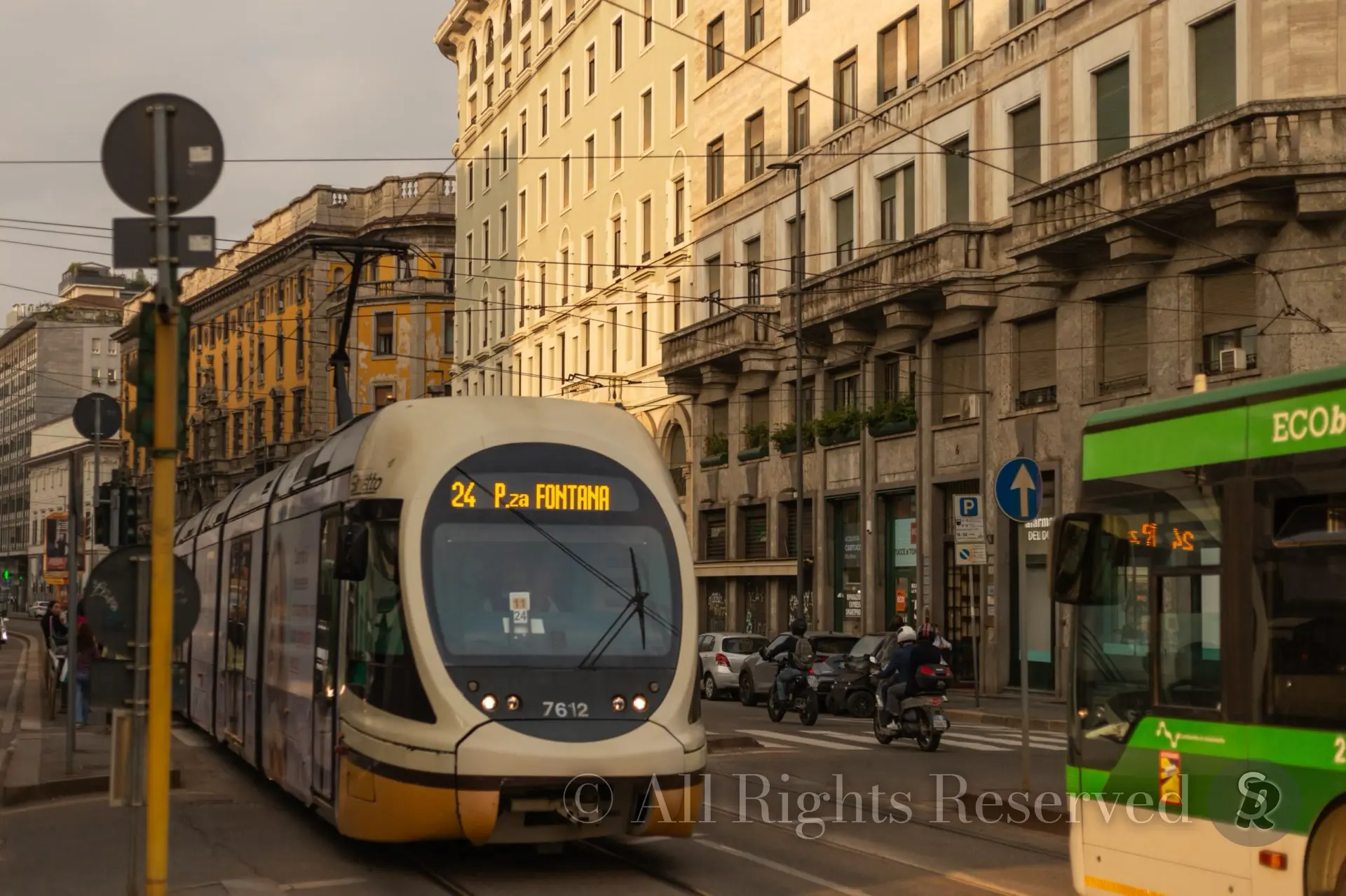 Milan, Italy. Via Larga
