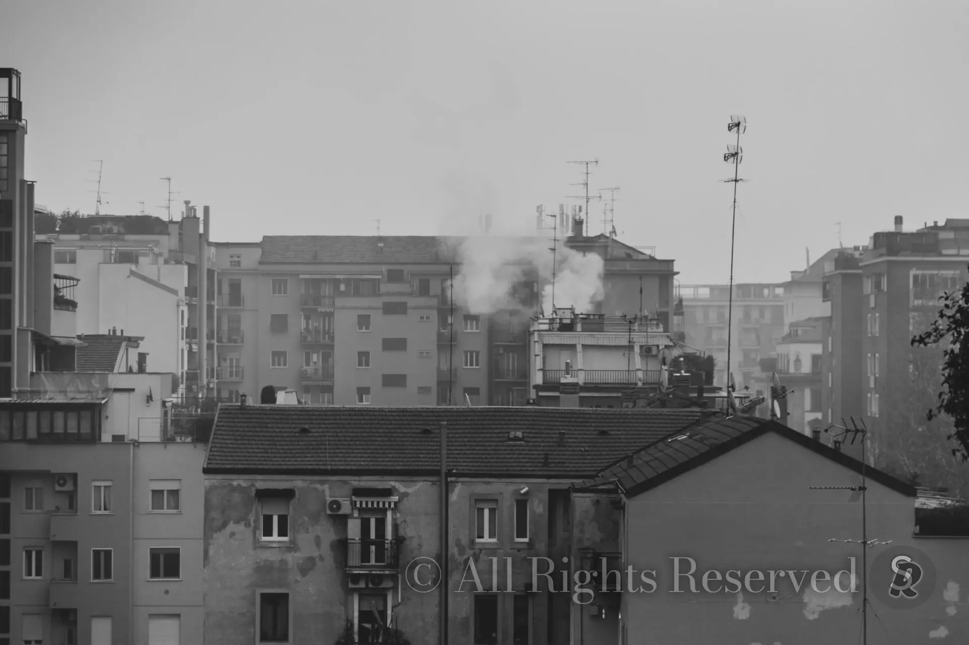Milan, Italy. Buildings