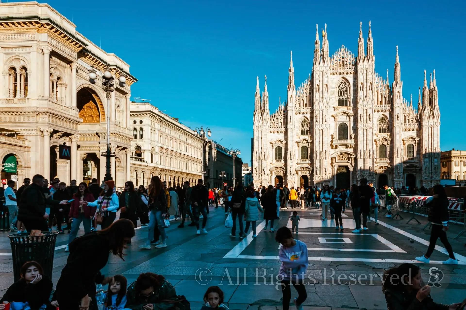 Milan, Italy. Piazza del Duomo
