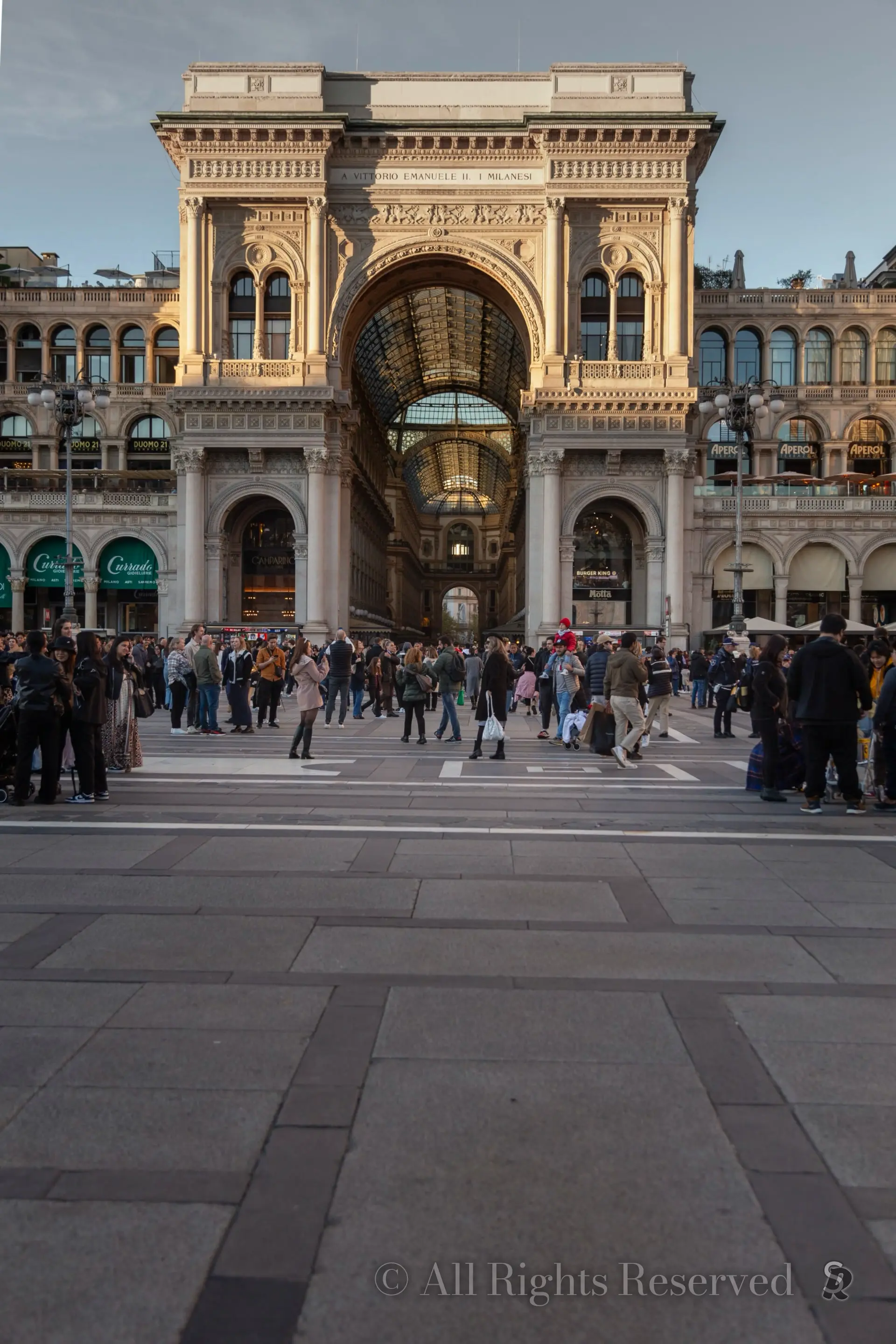 Milan, Italy. Piazza del Duomo