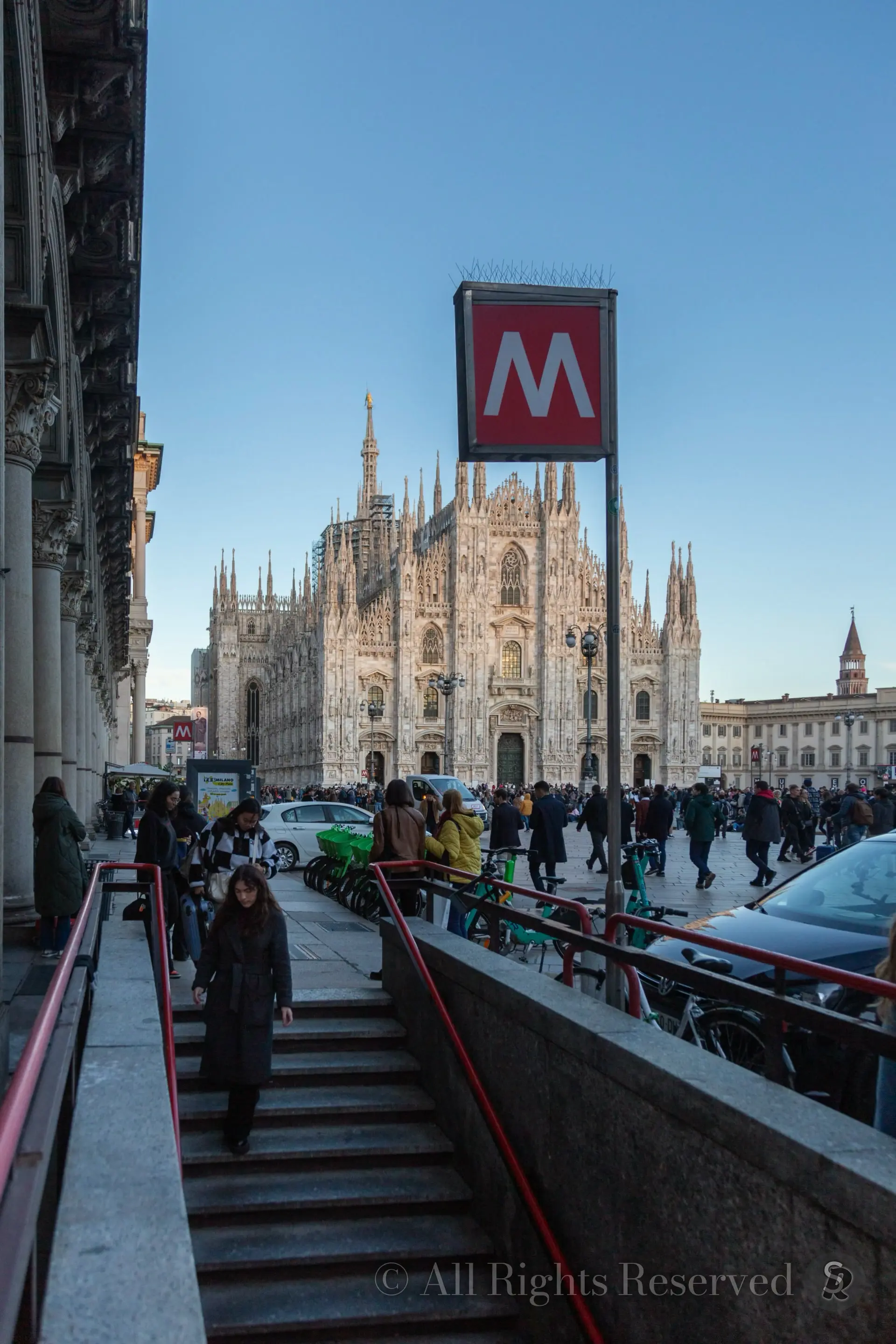 Milan, Italy. Piazza del Duomo