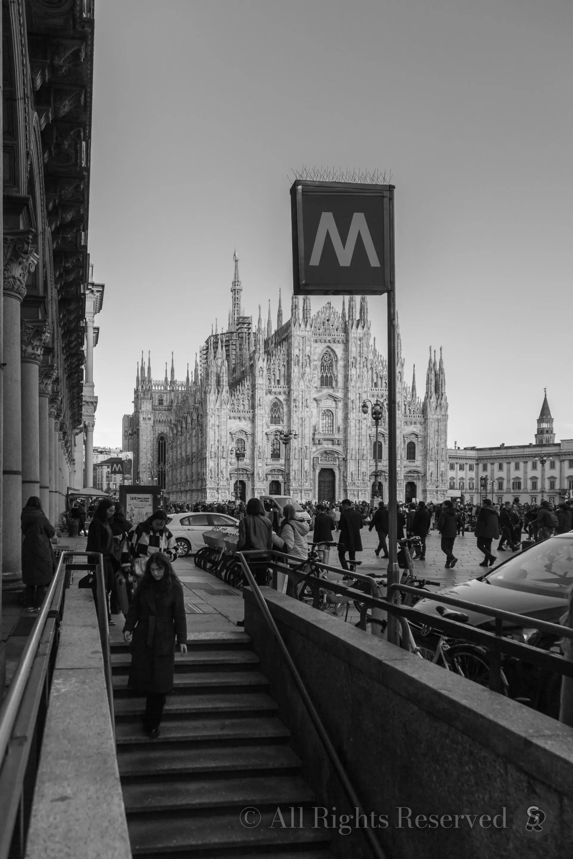 Milan, Italy. Piazza del Duomo