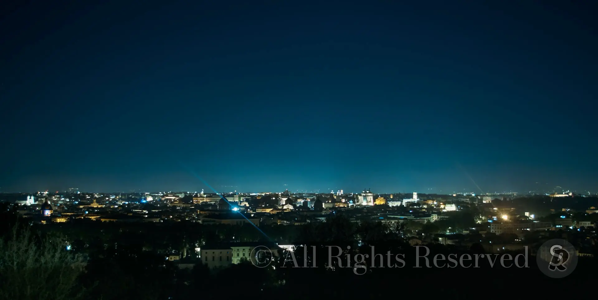 Veduta di Roma dal Gianicolo
